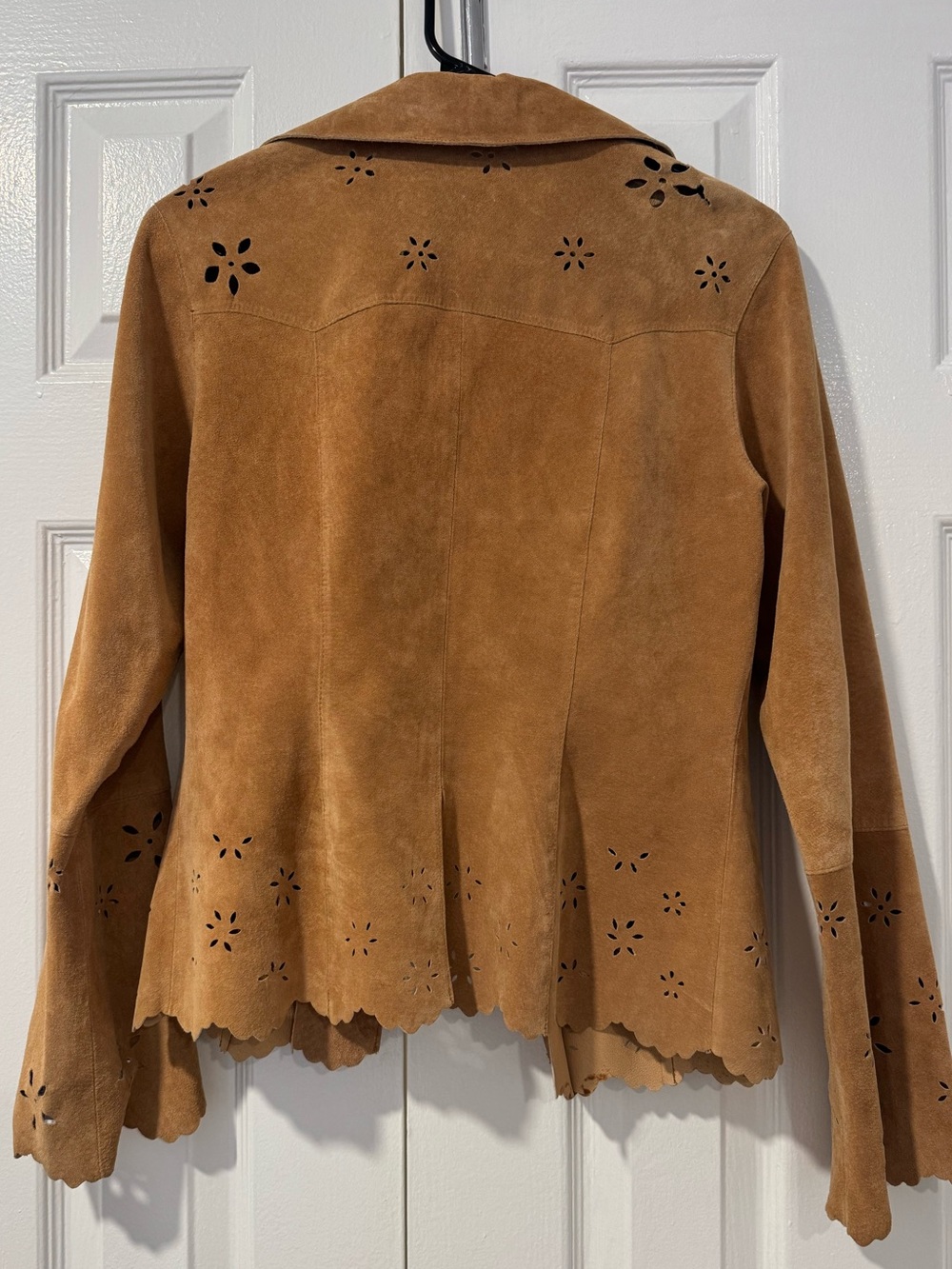 Vintage 100% Leather Suede Jacket - Picture 5 of 11